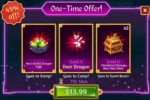 3rd dragon boat one time offer