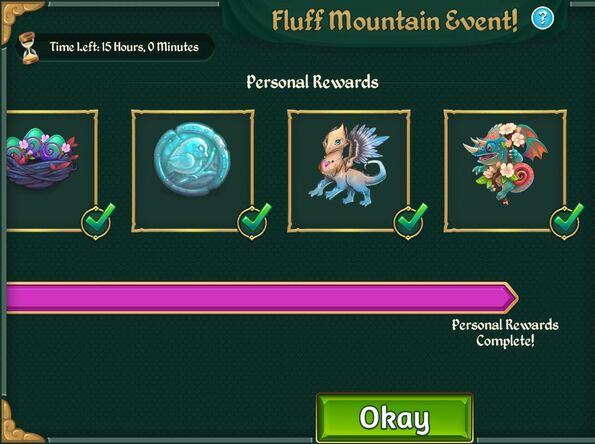 3rd fluff mountain personal rewards