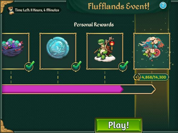 2nd flufflands personal rewards