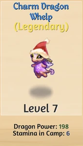 Charm Dragon Whelp (Christmas Version)