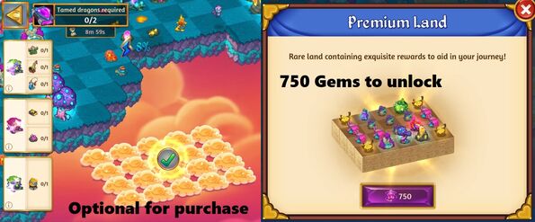 Optional Premium Land Purchase