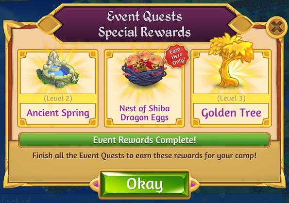 Den event quests rewards