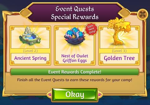 Event Quest Special Rewards