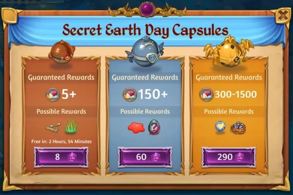1st secret earth day capsules
