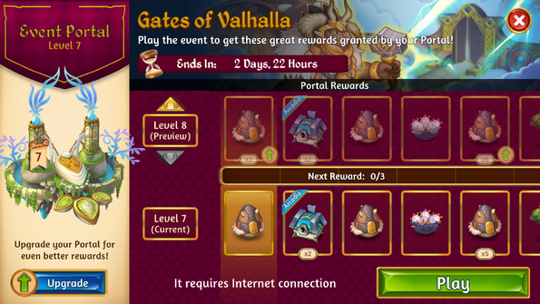 2nd gates of valhalla rewards 1