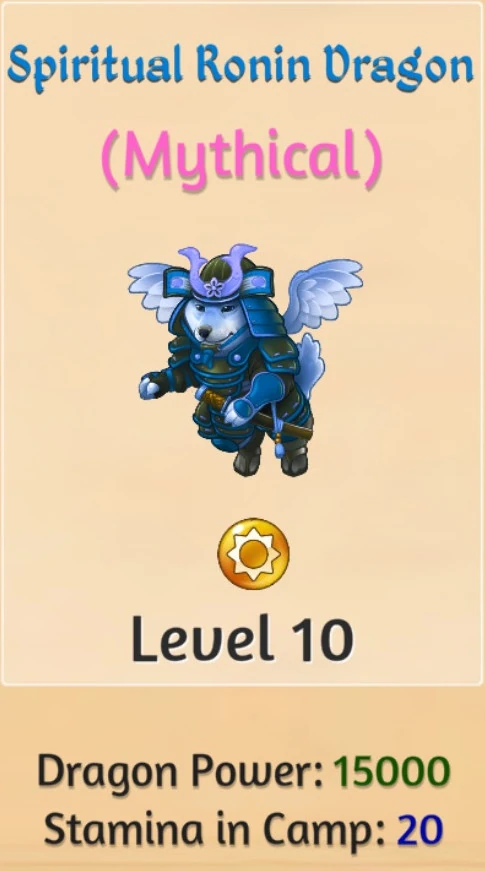 Spiritual Ronin Dragon