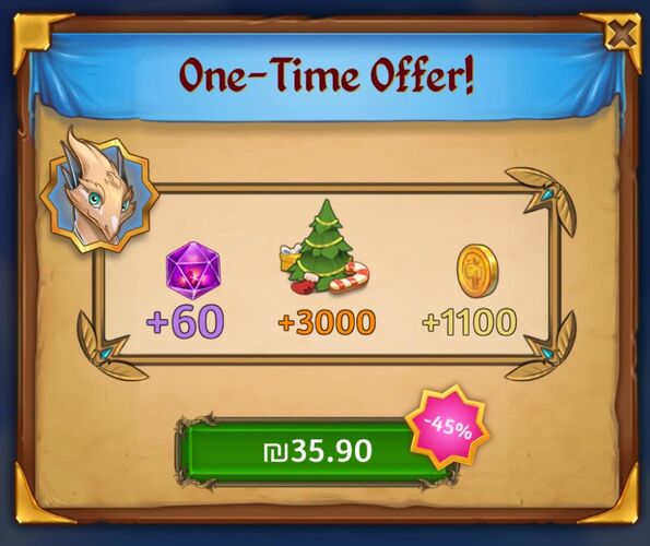 Christmas One Time Offer