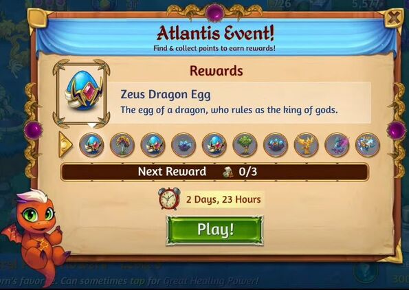 3rd atlantis rewards