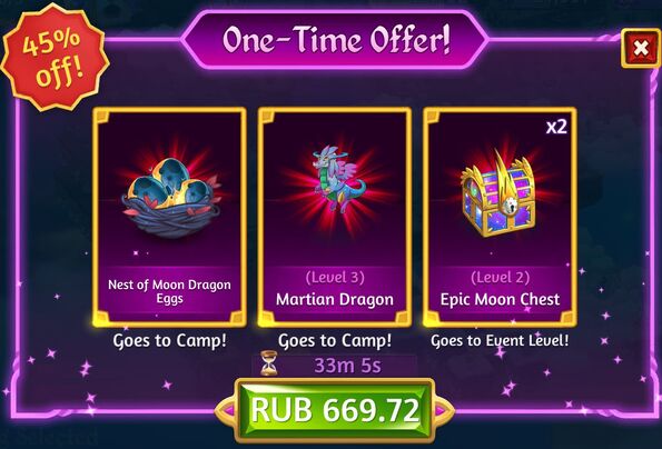 12th magic moon one time offer