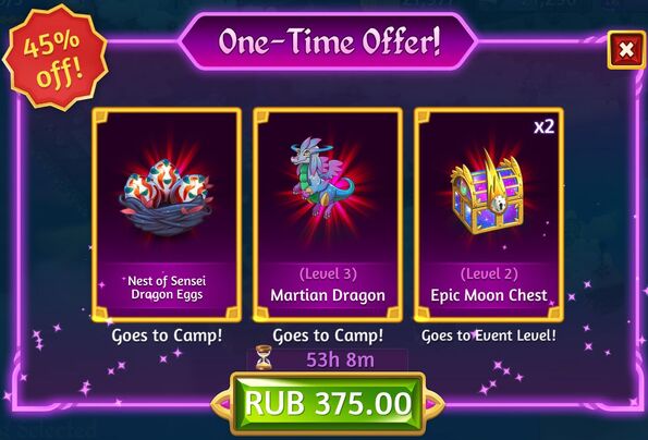 10th magic moon one time offer