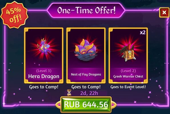 10th odyssey one time offer