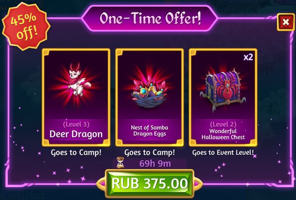 5th faboolous halloween one time offer