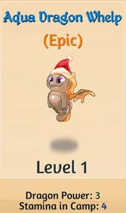 Aqua Dragon Whelp (Christmas Version)