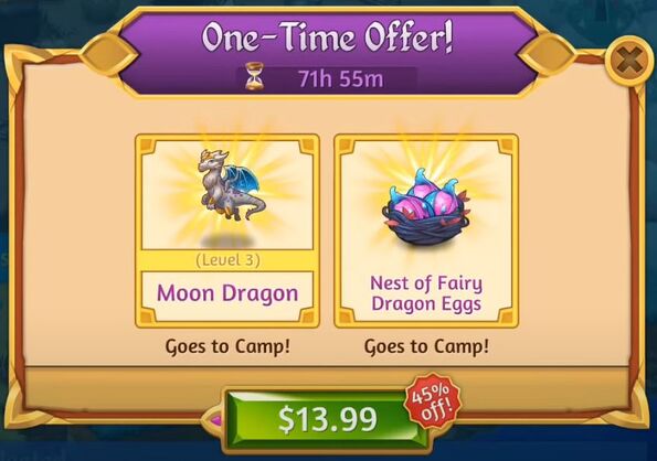 5th moonlight bunny one time offer