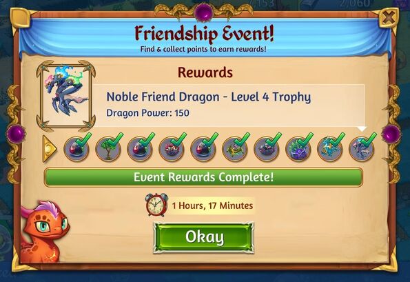 Friendship Event! Rewards