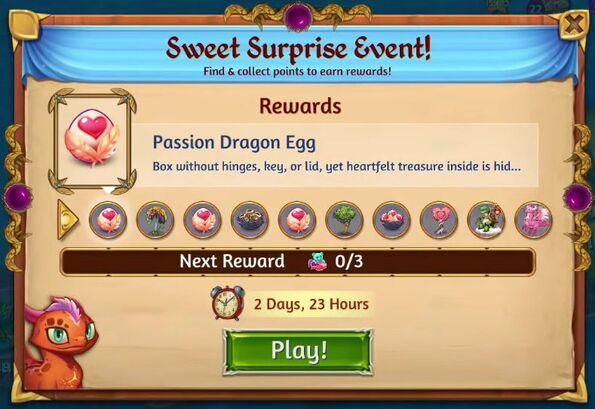 3rd sweet surprise rewards