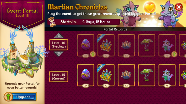 15th martian chronicles rewards 1