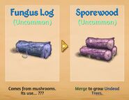 Fungus Logs