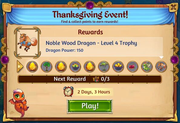 4th thanksgiving rewards