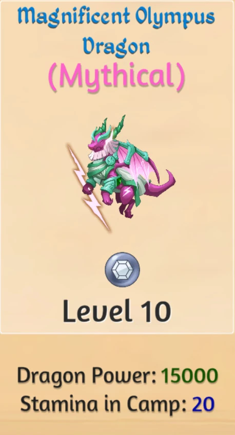 Magnificent Olympus Dragon