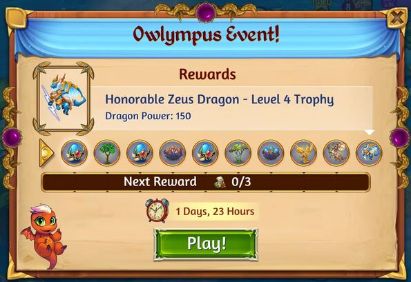 7th owlympus rewards