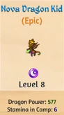 Cosmos Dragons 8 Nova Dragon Kid