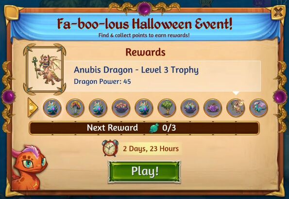 3rd faboolous halloween rewards