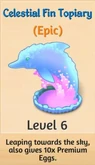 6 celestial fin topiary
