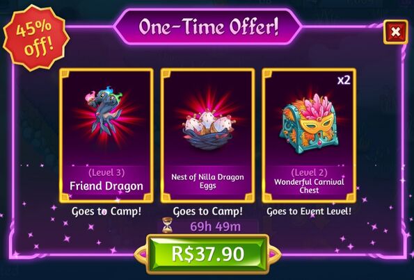 Friendship Event! One-Time Offer!