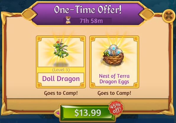 4th toys galore one time offer