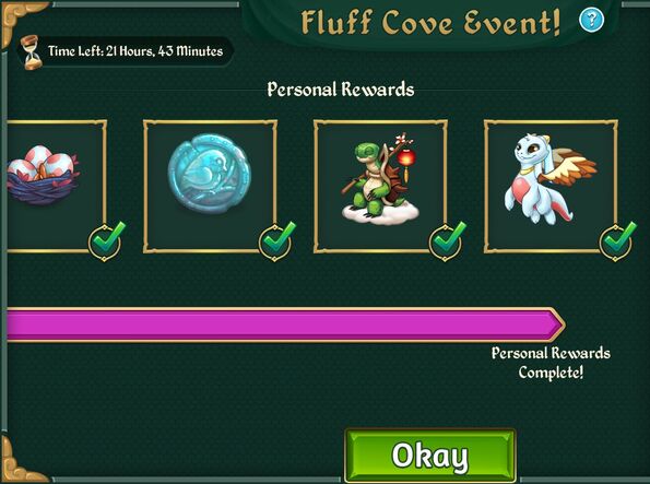 6th fluff cove personal rewards