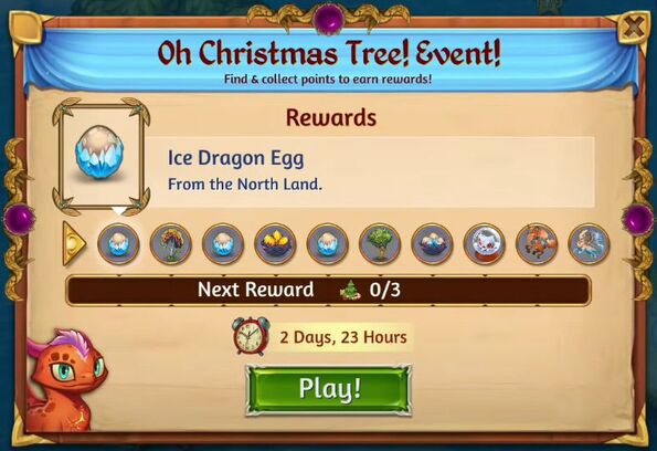 3rd oh cristmas tree rewards