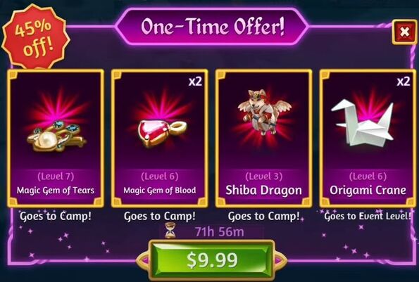 5th sakura dream one time offer