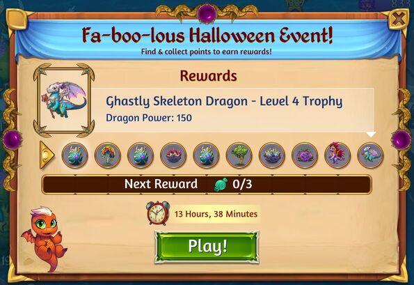 4th faboolous halloween rewards