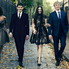 Colin Morgan Merlin Wiki Fandom Katie mcgrath with her fiancee colin morgan. colin morgan merlin wiki fandom
