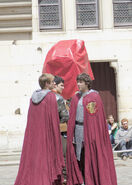 Bradley James Colin Morgan and Alexander Vlahos Behind The Scenes Series 5-3