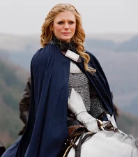 Morgause, in chain mail