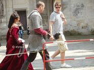 Angel Coulby and Tom Hopper Behind The Scenes Series 5
