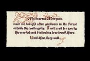 Morgause's letter to Morgana
