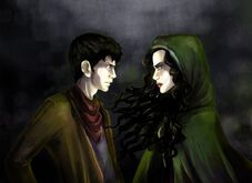 Merlin-vs-Morgana-drawing-merlin-morgana-16914213-900-655 from Fanpop