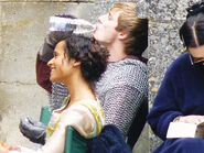 Bradley James Angel Coulby and Katie McGrath Behind The Scenes Series 3