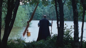 Merlin summons Sophia's staff.
