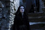 Morgana outside Annis' castle