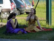 Katie McGrath and Holliday Grainger Behind The Scenes