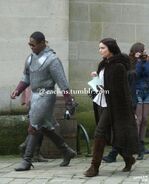 Adetomiwa Edun and Janet Montgomery Behind The Scenes Series 5