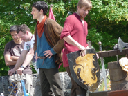 Colin Morgan and Bradley James Behind The Scenes Series 4-1