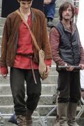 Colin Morgan and Mackenzie Crook Behind The Scenes Series 2