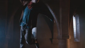 Merlin is caught by Morgause.