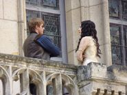 Bradley James and Katie McGrath Behind The Scenes