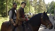 Adetomiwa Edun and Colin Morgan Behind The Scenes Series 3-1